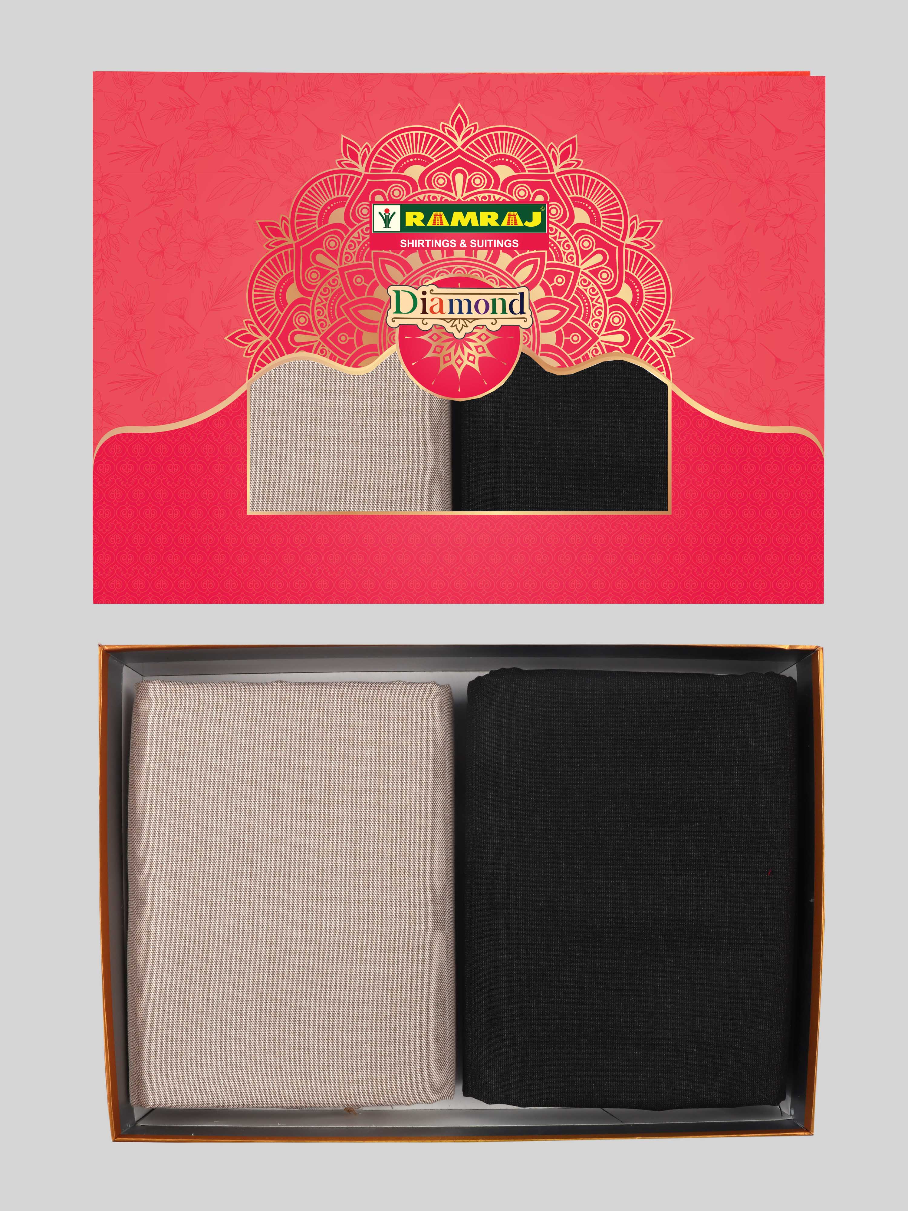 Cotton Plain Shirting & Suiting Gift Box DN155