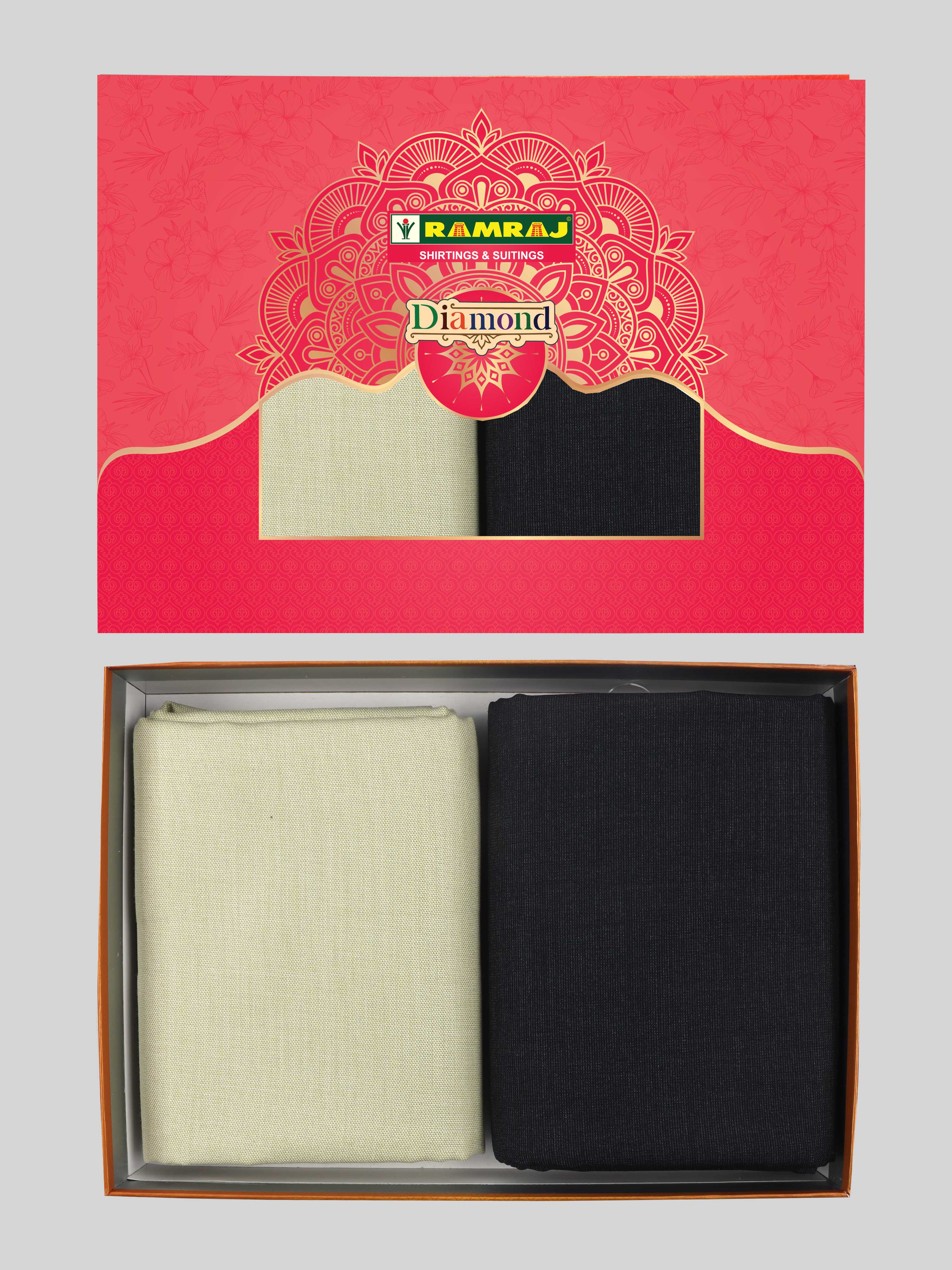 Cotton Plain Shirting & Suiting Gift Box DN157