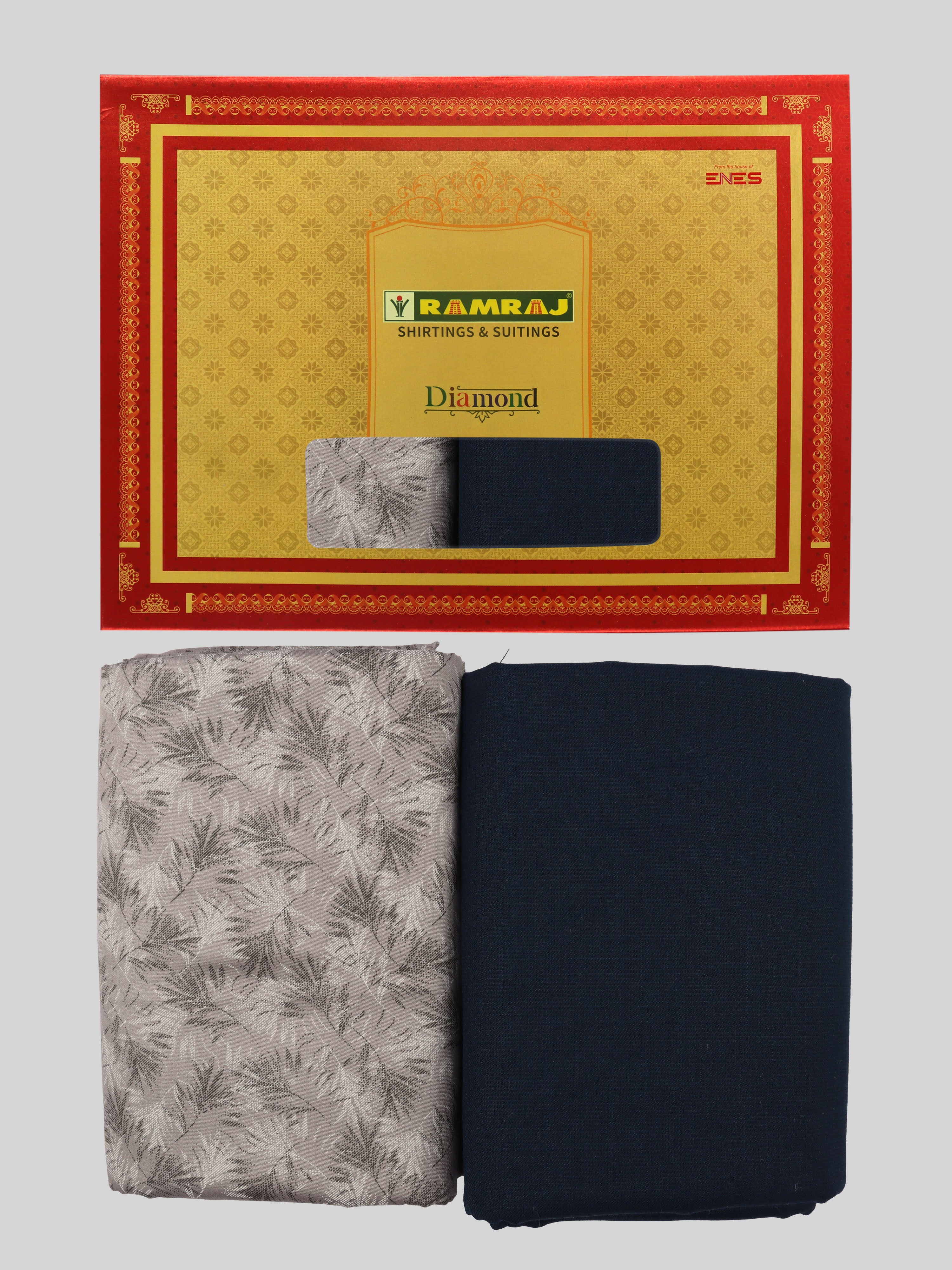 Men 100% Cotton Printed Shirting & Suiting Gift Box DN120