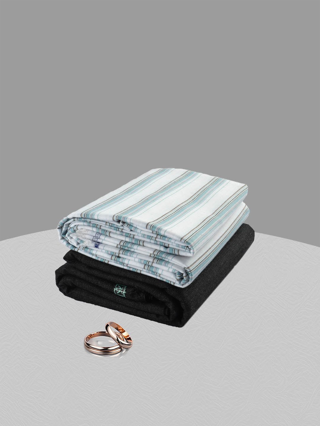 Men Cotton Striped Shirting & Suiting Gift Box DN114