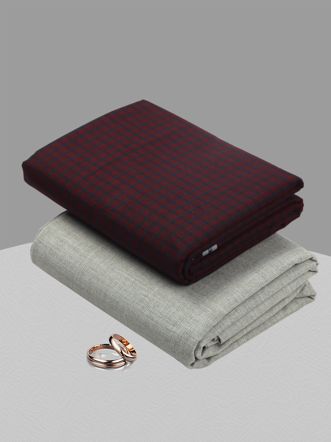 Cotton Checked Shirting & Suiting Gift Box DN151