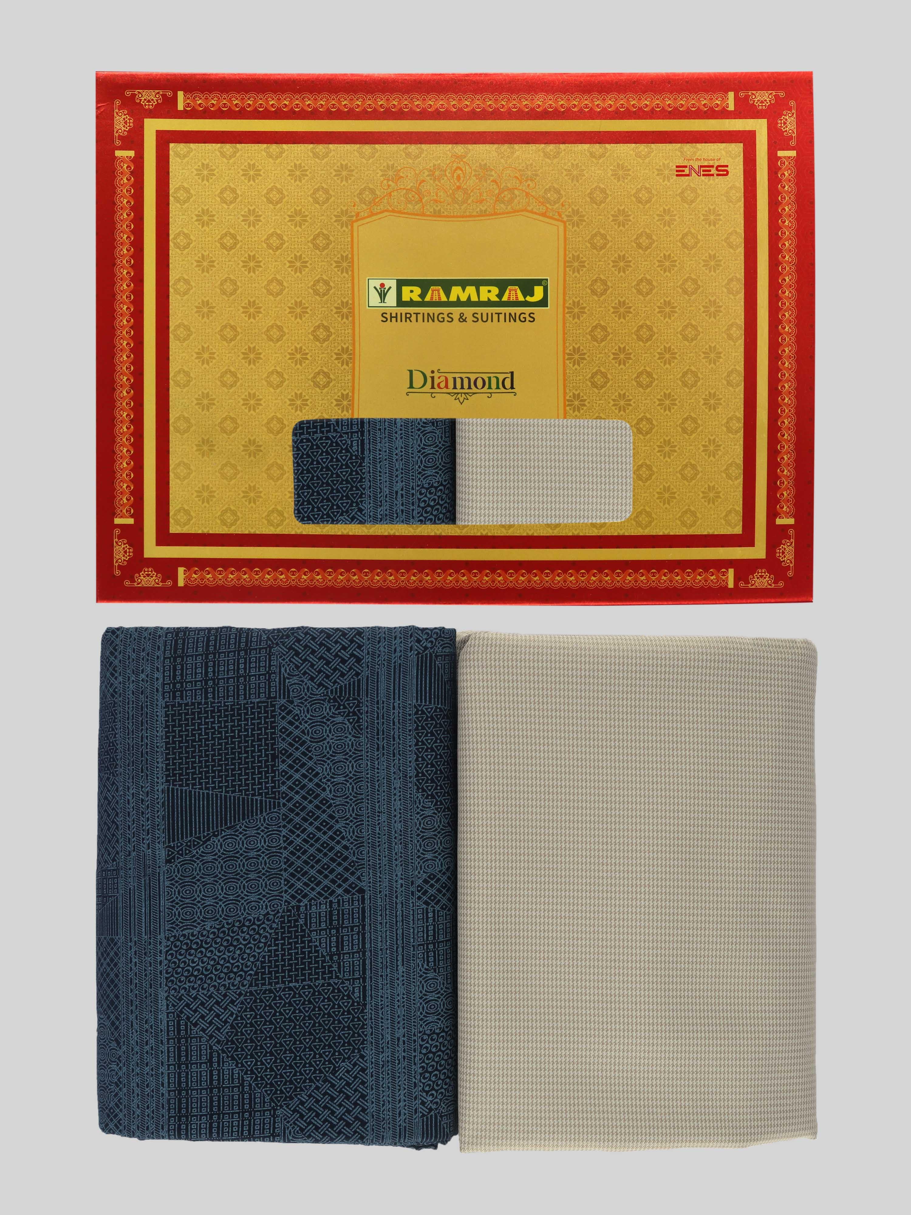 Men Cotton Printed Shirting & Suiting Gift Box DN112