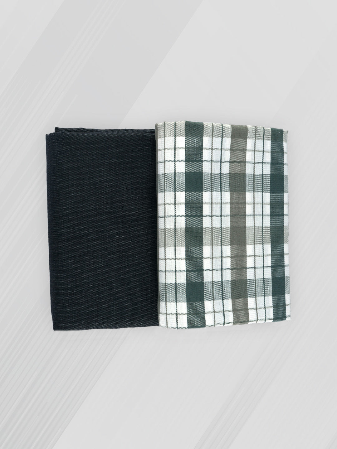 Men Cotton Checked Shirting & Suiting Gift Box DN105