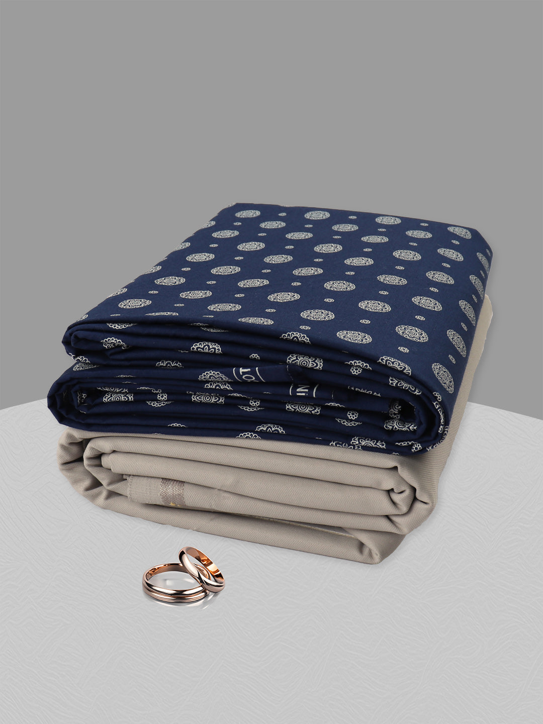 Men Cotton Printed Shirting & Suiting Gift Box DN128