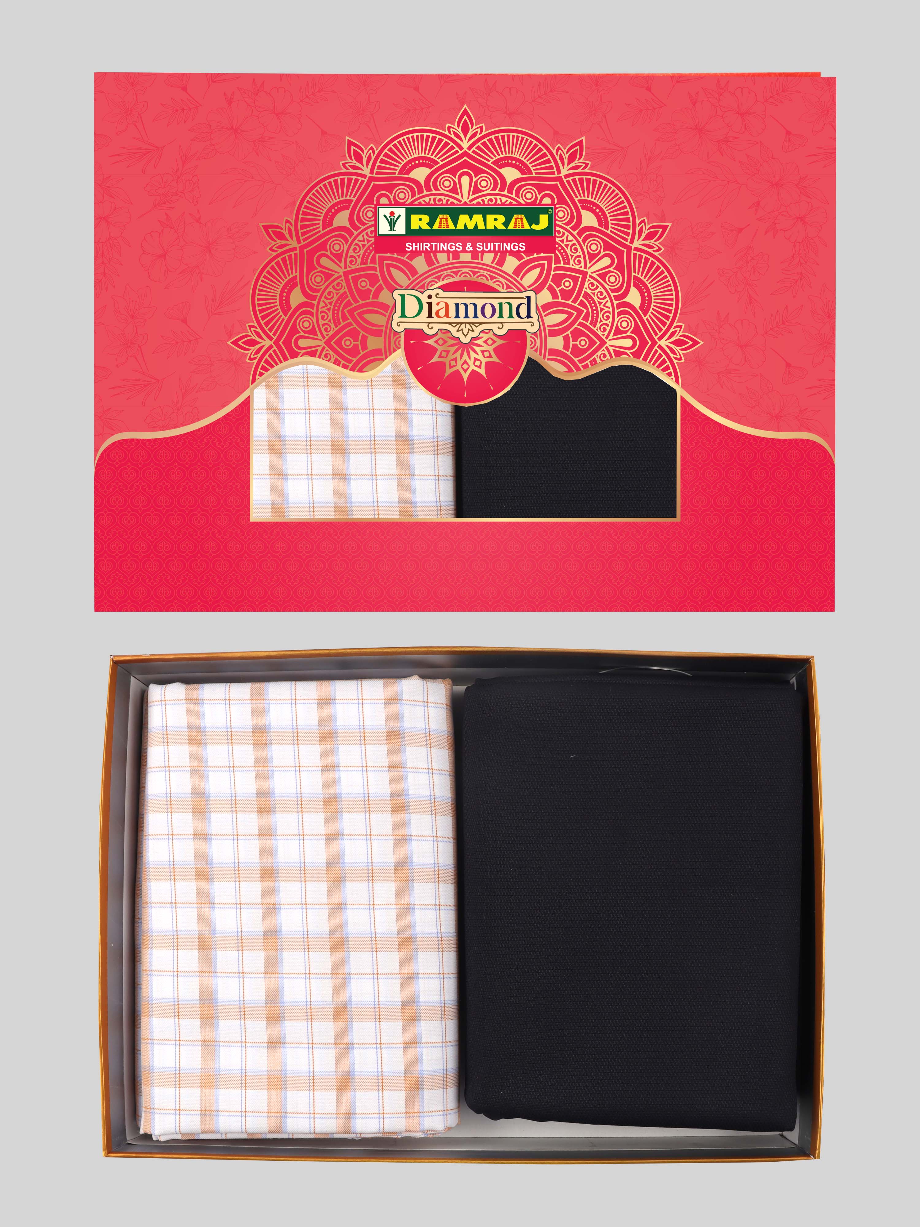 Cotton Checked Shirting & Suiting Gift Box DN150