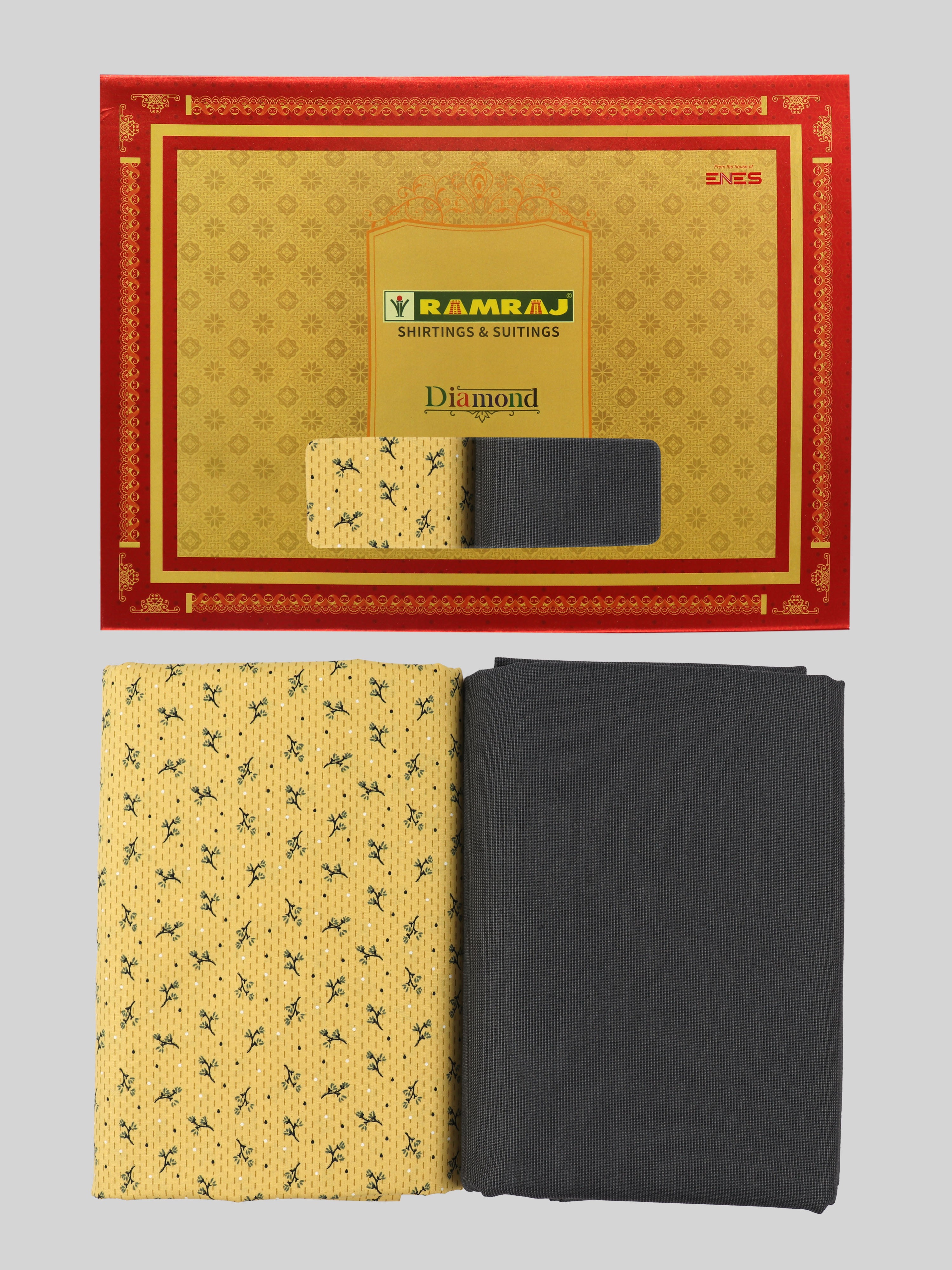 Men Cotton Printed Shirting & Suiting Gift Box DN130
