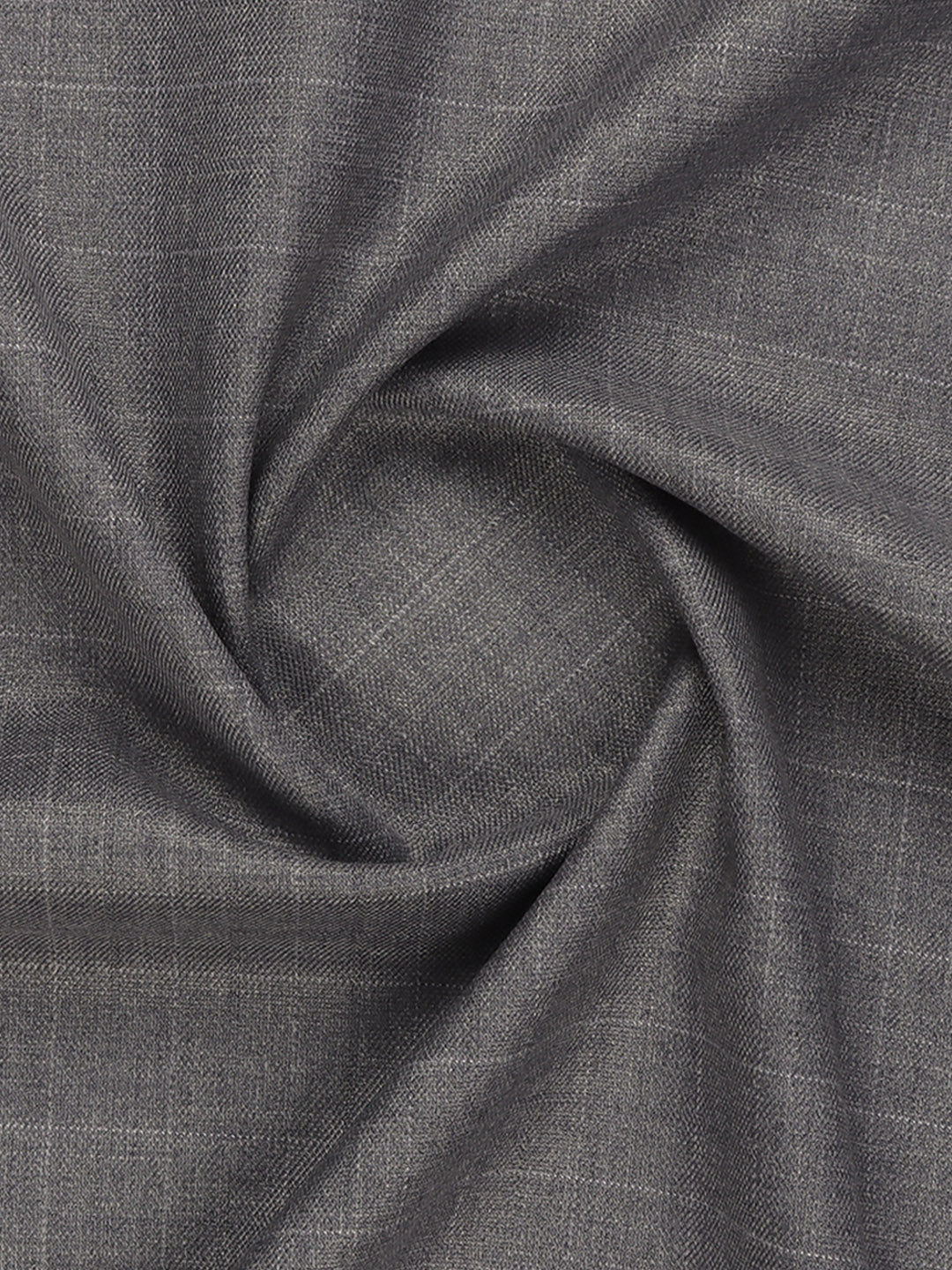 Men Poly Viscose Blend Checks Grey Pants Fabric Chronicle