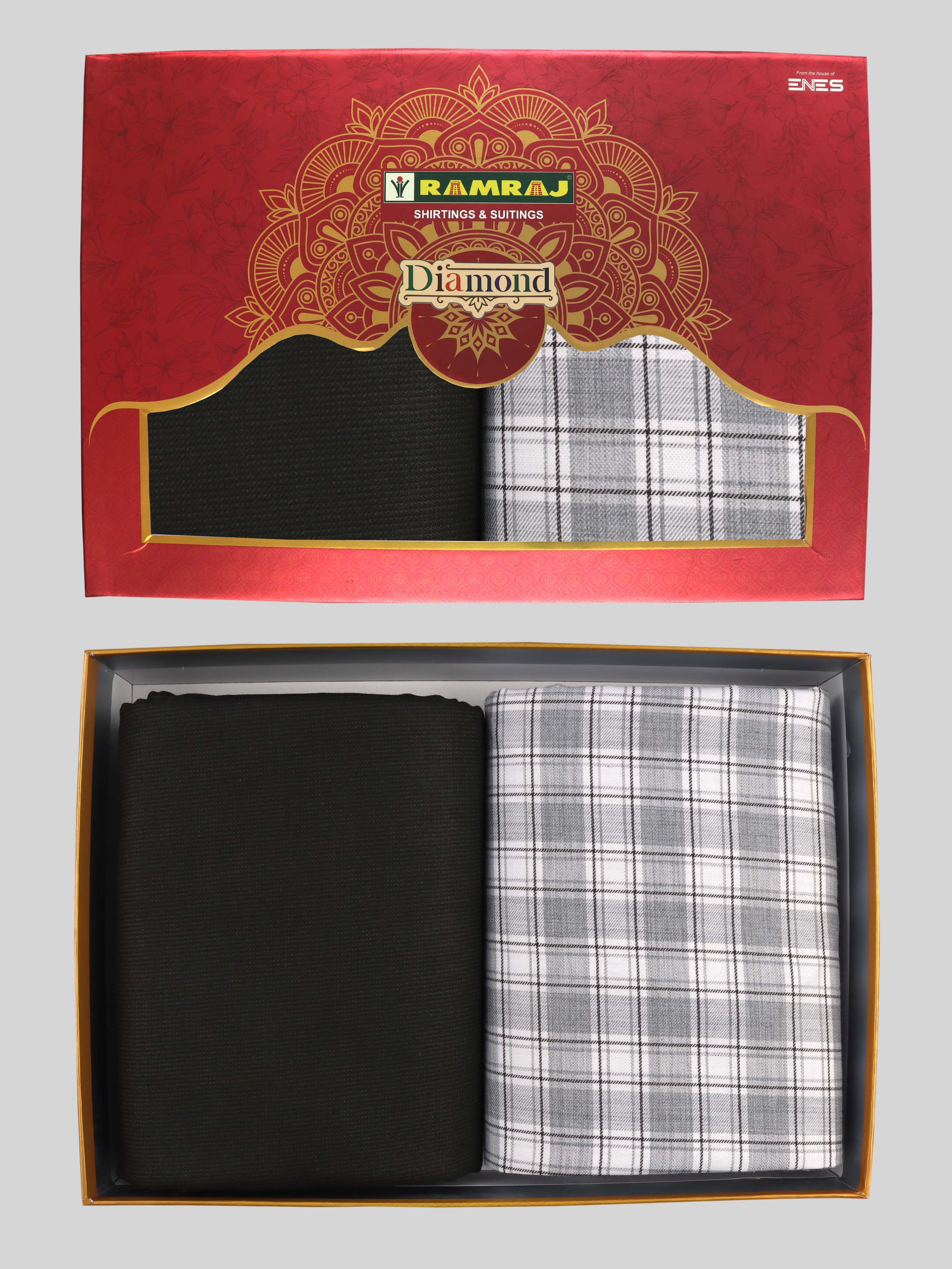 100% Cotton Checked Shirting & Suiting Gift Box DN141