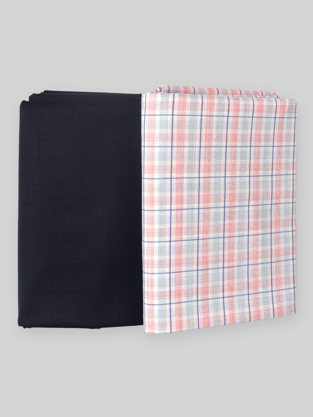 Mens Cotton Checked Shirting & Suiting Gift Box DN93