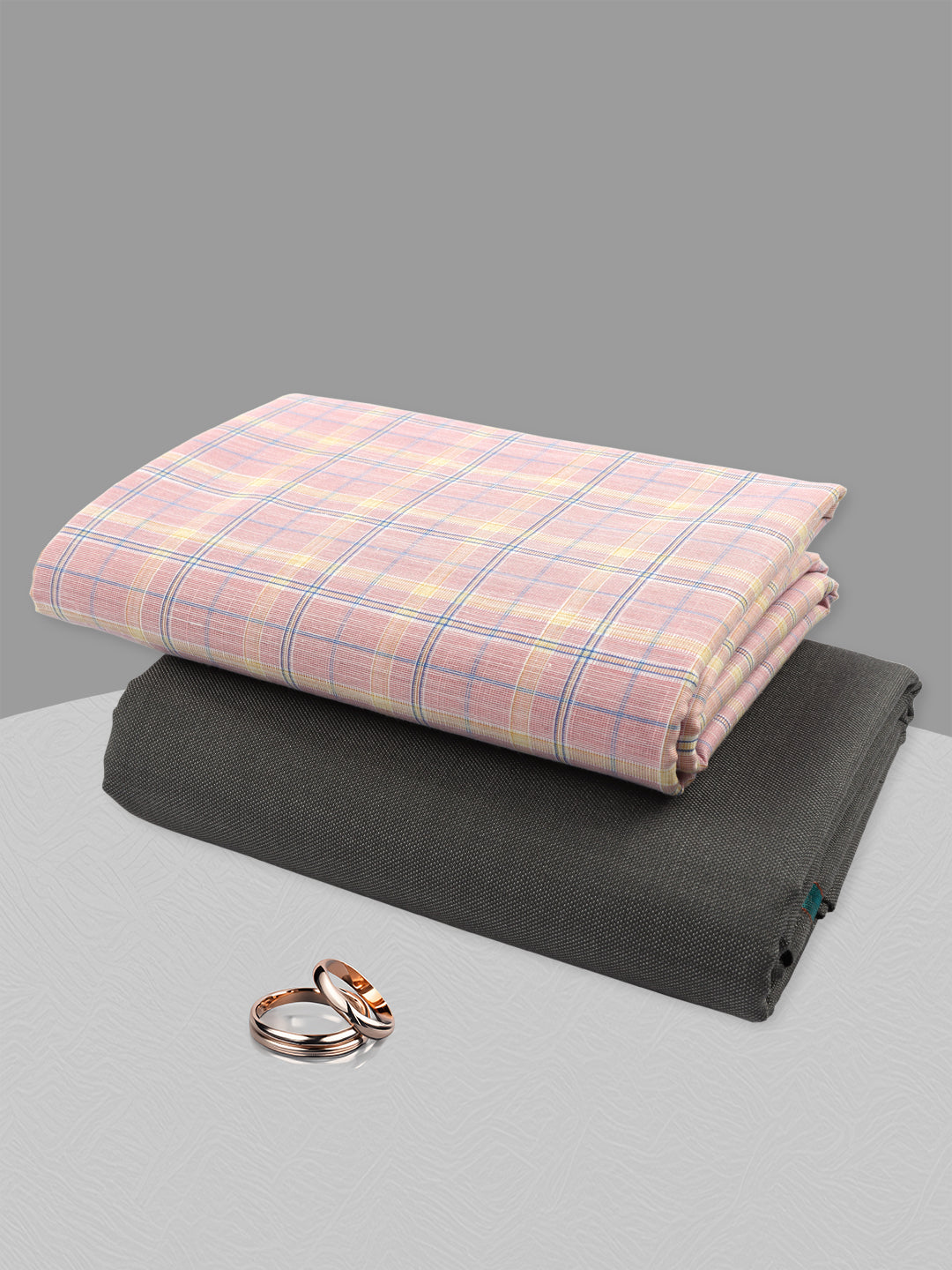 100% Cotton Checked Shirting & Suiting Gift Box DN147