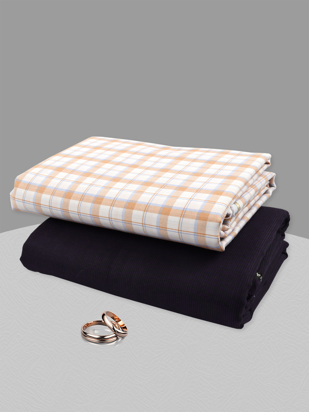 100% Cotton Checked Shirting & Suiting Gift Box DN148