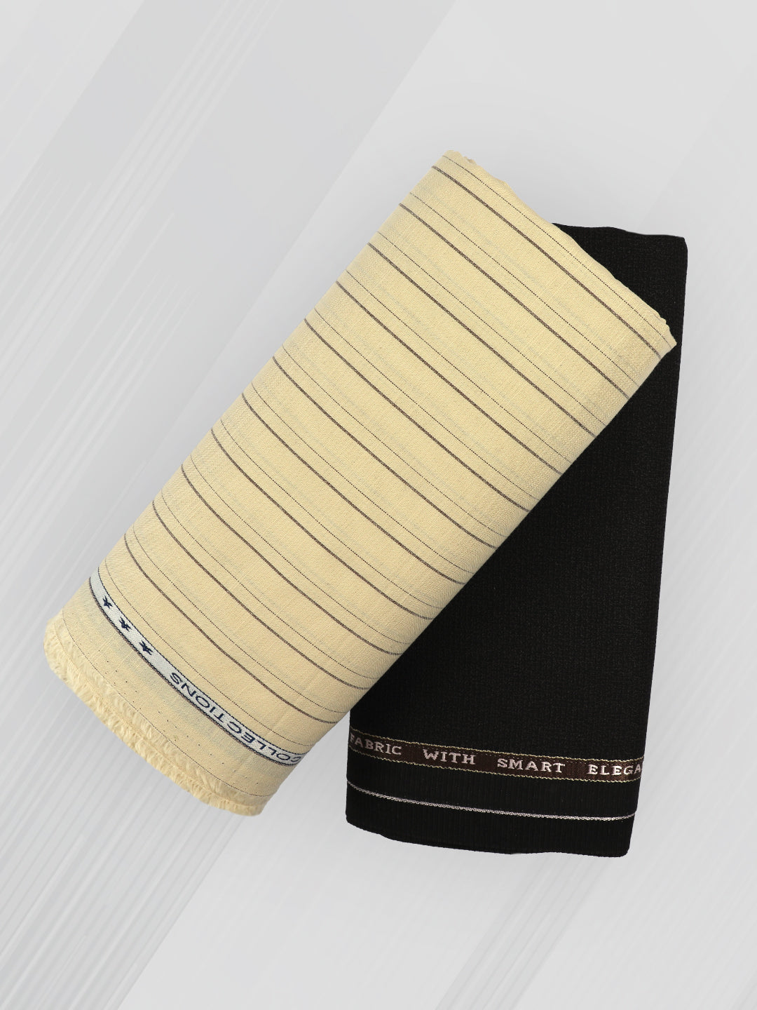 Men 100% Cotton Striped Shirting & Suiting Gift Box EM44