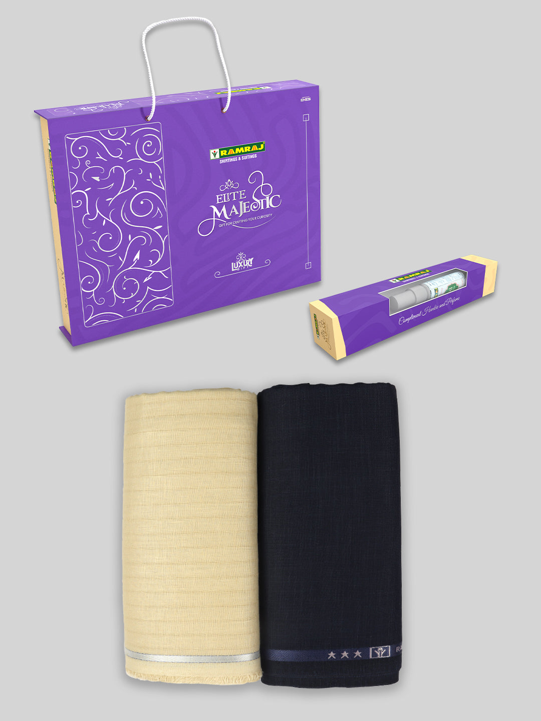 100% Cotton Striped Shirting & Suiting Gift Box EM61