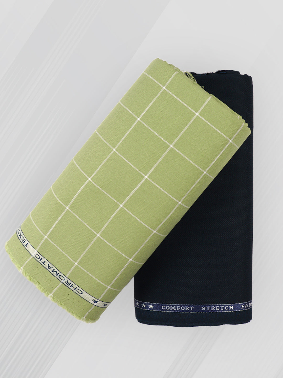 Men 100% Cotton Checked Shirting & Suiting Gift Box EM40