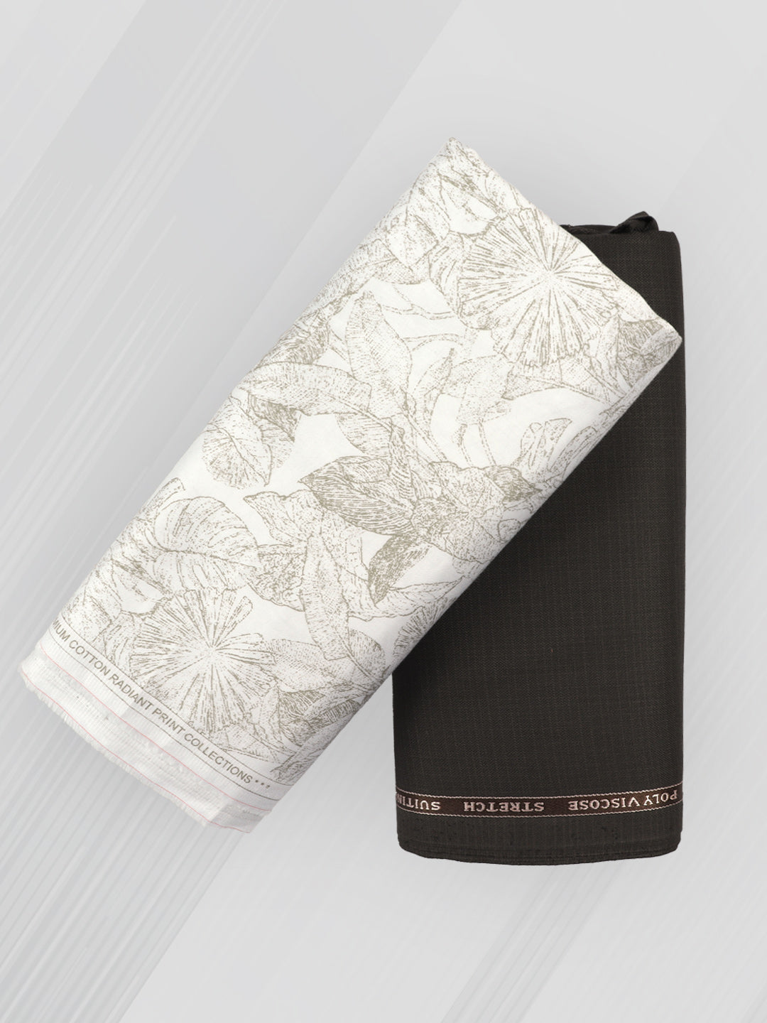 Men 100% Cotton Printed Shirting & Suiting Gift Box EM48