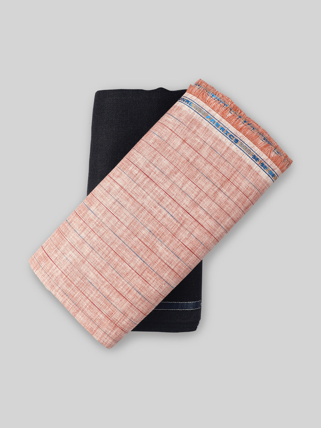 Men Cotton Striped Shirting & Suiting Gift Box EM30