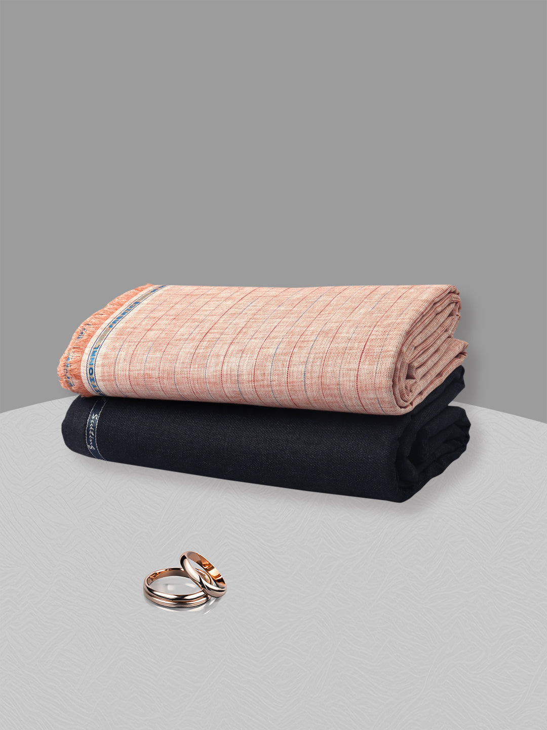 Men Cotton Striped Shirting & Suiting Gift Box EM30