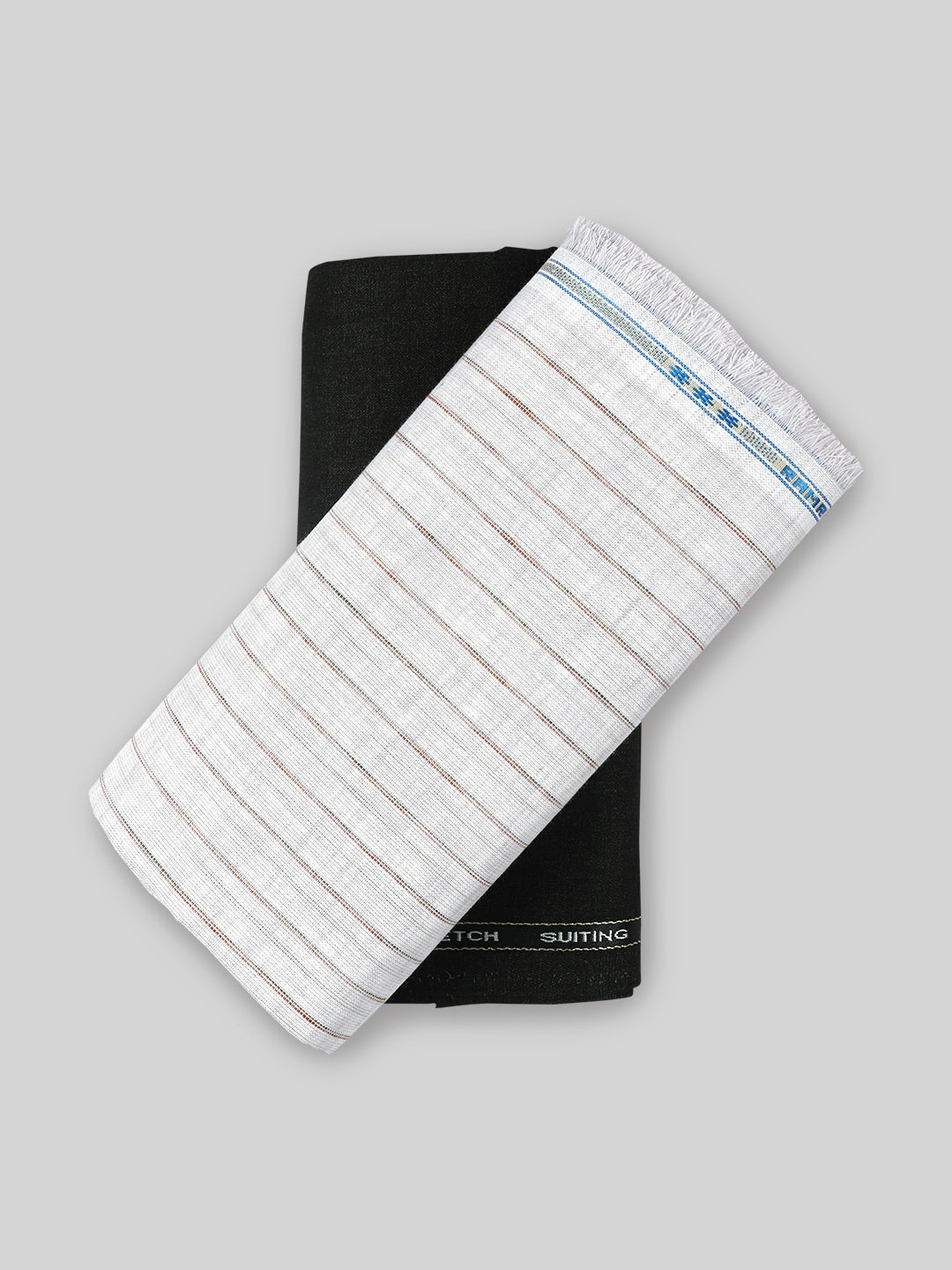 Men Cotton Striped Shirting & Suiting Gift Box EM27