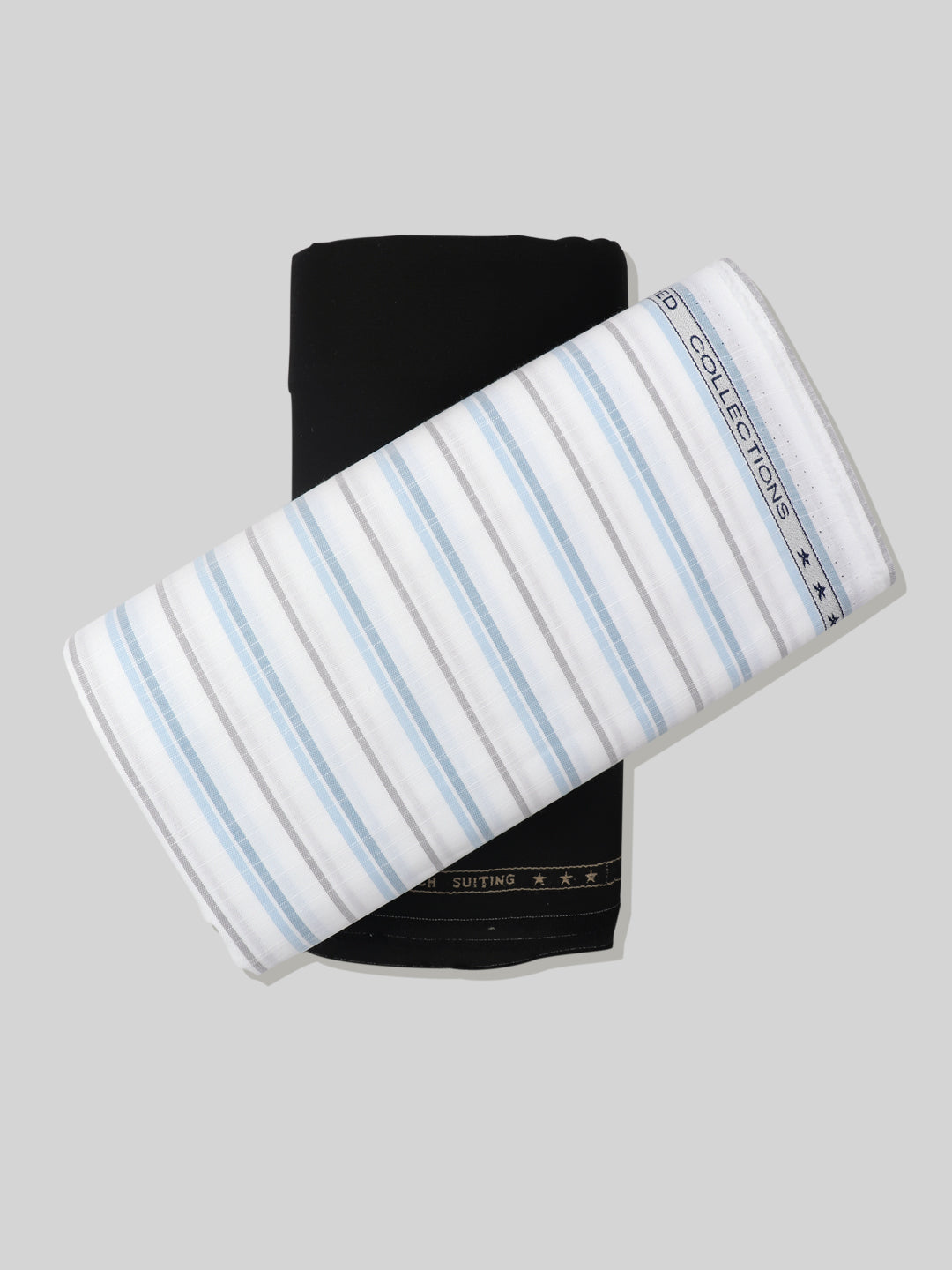 Men Cotton Striped Shirting & Suiting Gift Box EM21