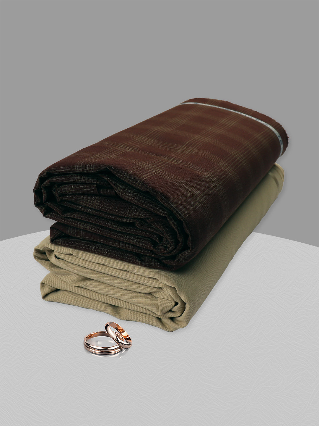 Men 100% Cotton Checked Shirting & Suiting Gift Box EM38