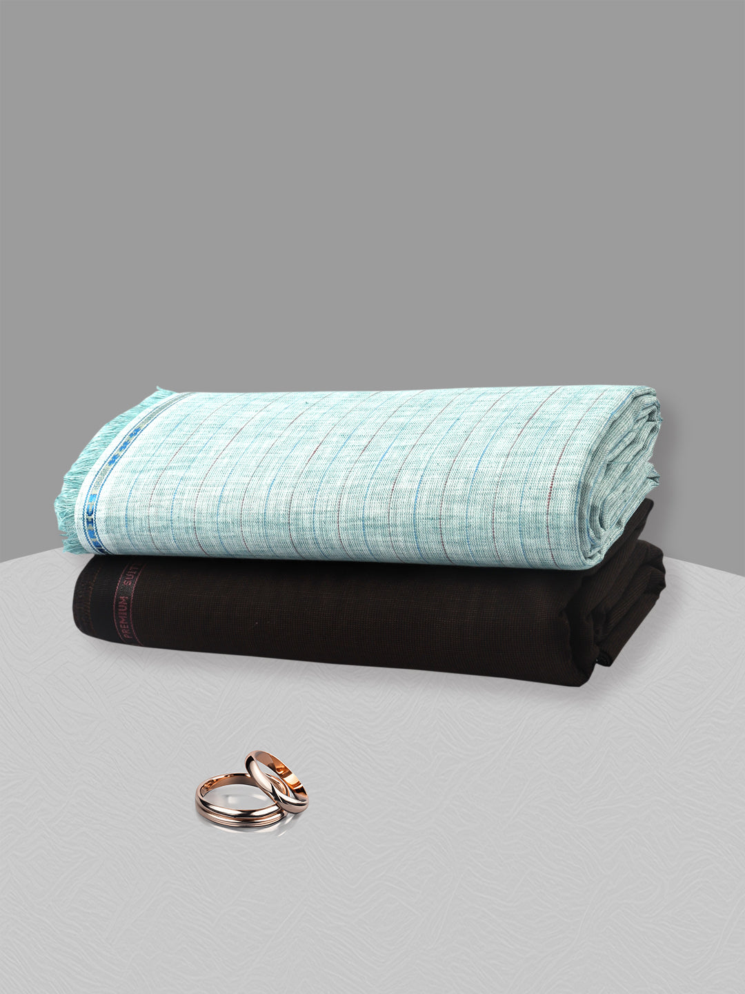 Men Cotton Striped Shirting & Suiting Gift Box EM31