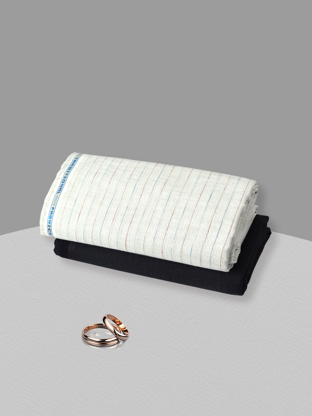 Men Cotton Striped Shirting & Suiting Gift Box EM29
