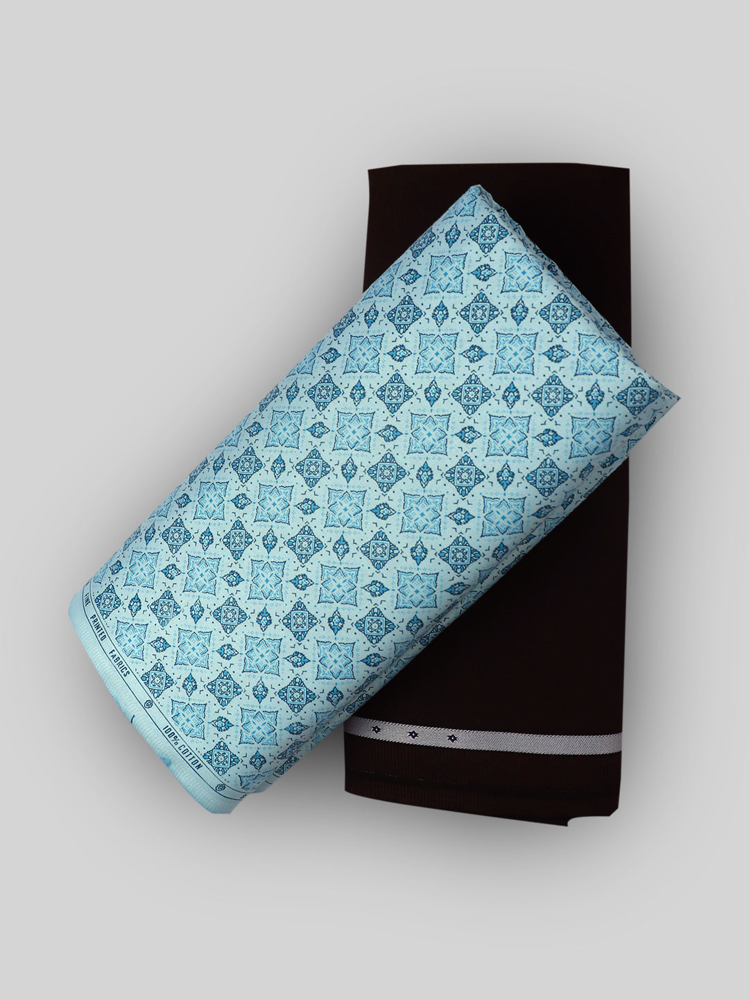Men 100% Cotton Printed Shirting & Suiting Gift Box EM04