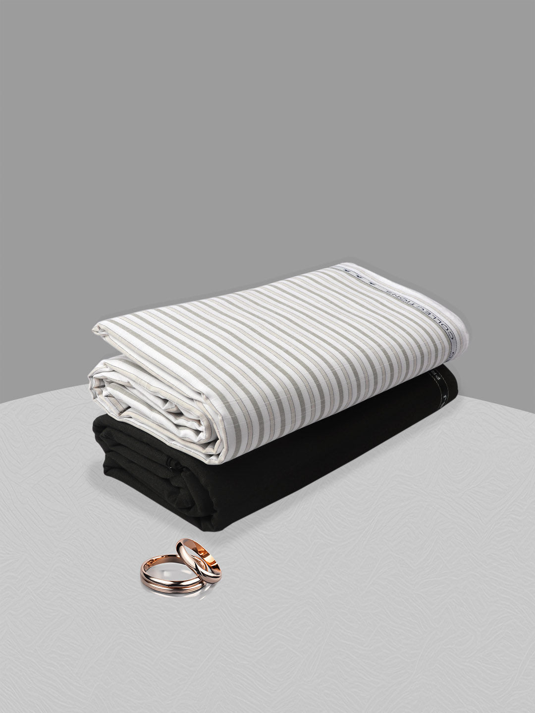 Men Cotton Striped Shirting & Suiting Gift Box EM23