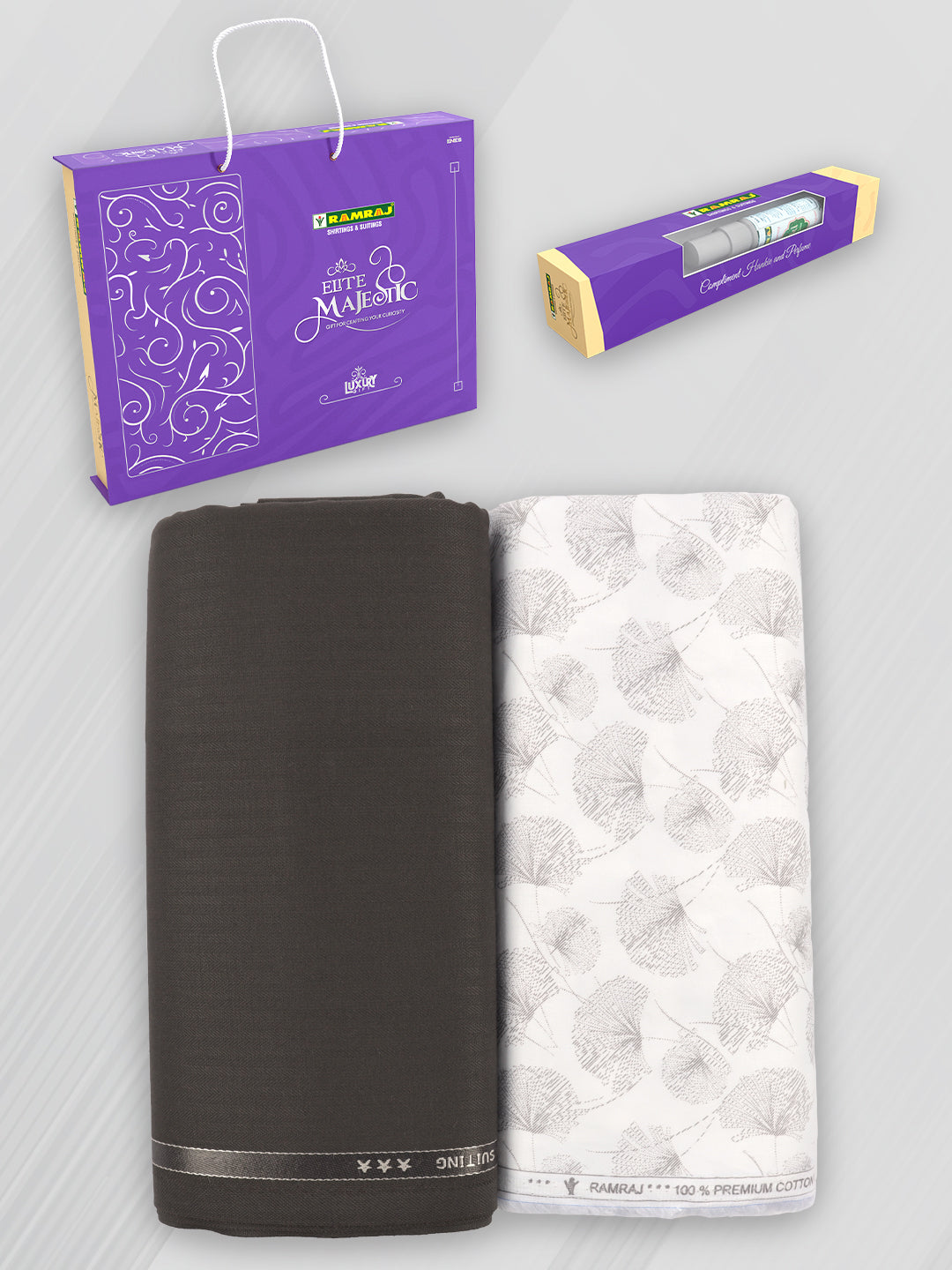 100% Cotton Printed Shirting & Suiting Gift Box EM58