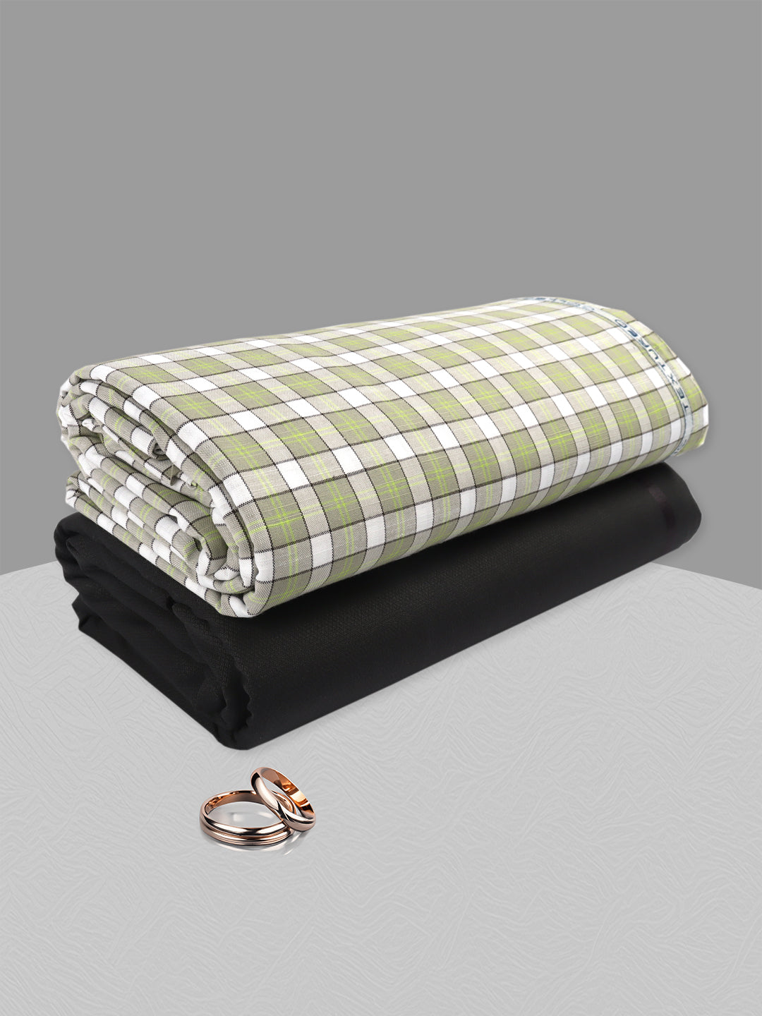 100% Cotton Checked Shirting & Suiting Gift Box EM51