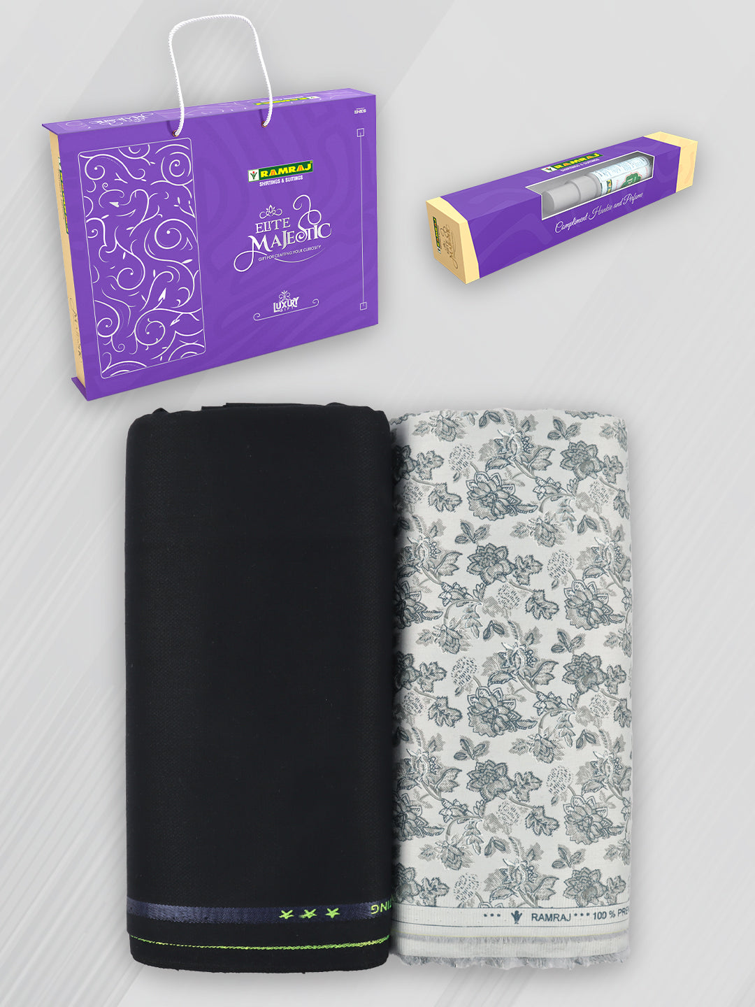 100% Cotton Printed Shirting & Suiting Gift Box EM59
