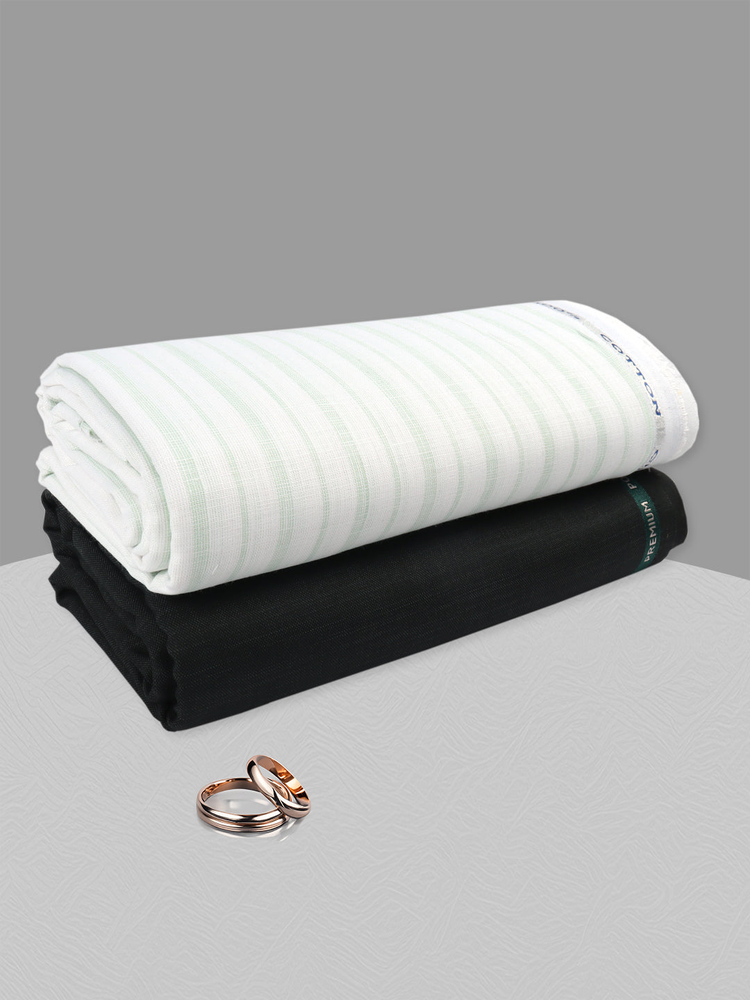 100% Cotton Striped Shirting & Suiting Gift Box EM54