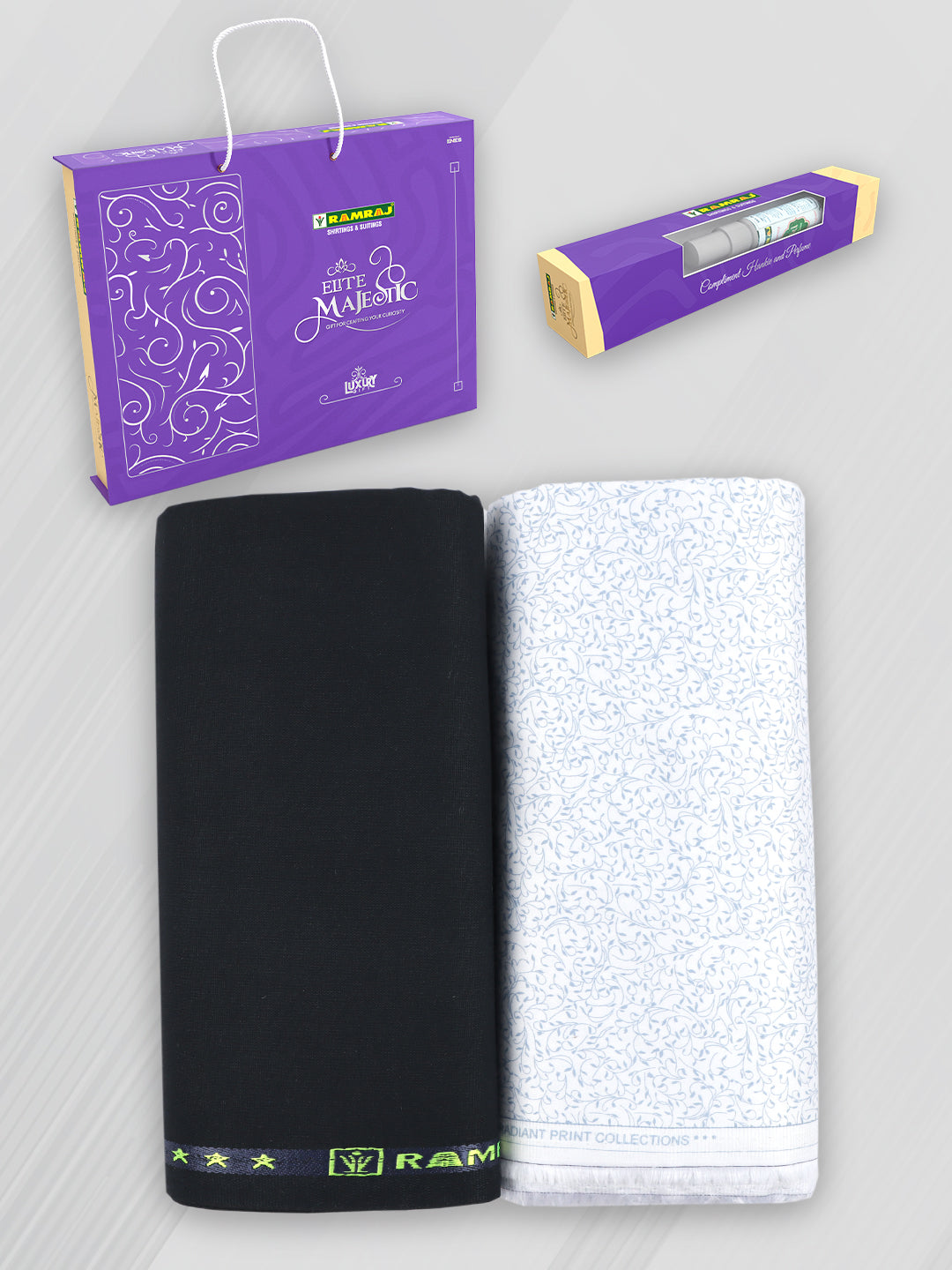 100% Cotton Printed Shirting & Suiting Gift Box EM56