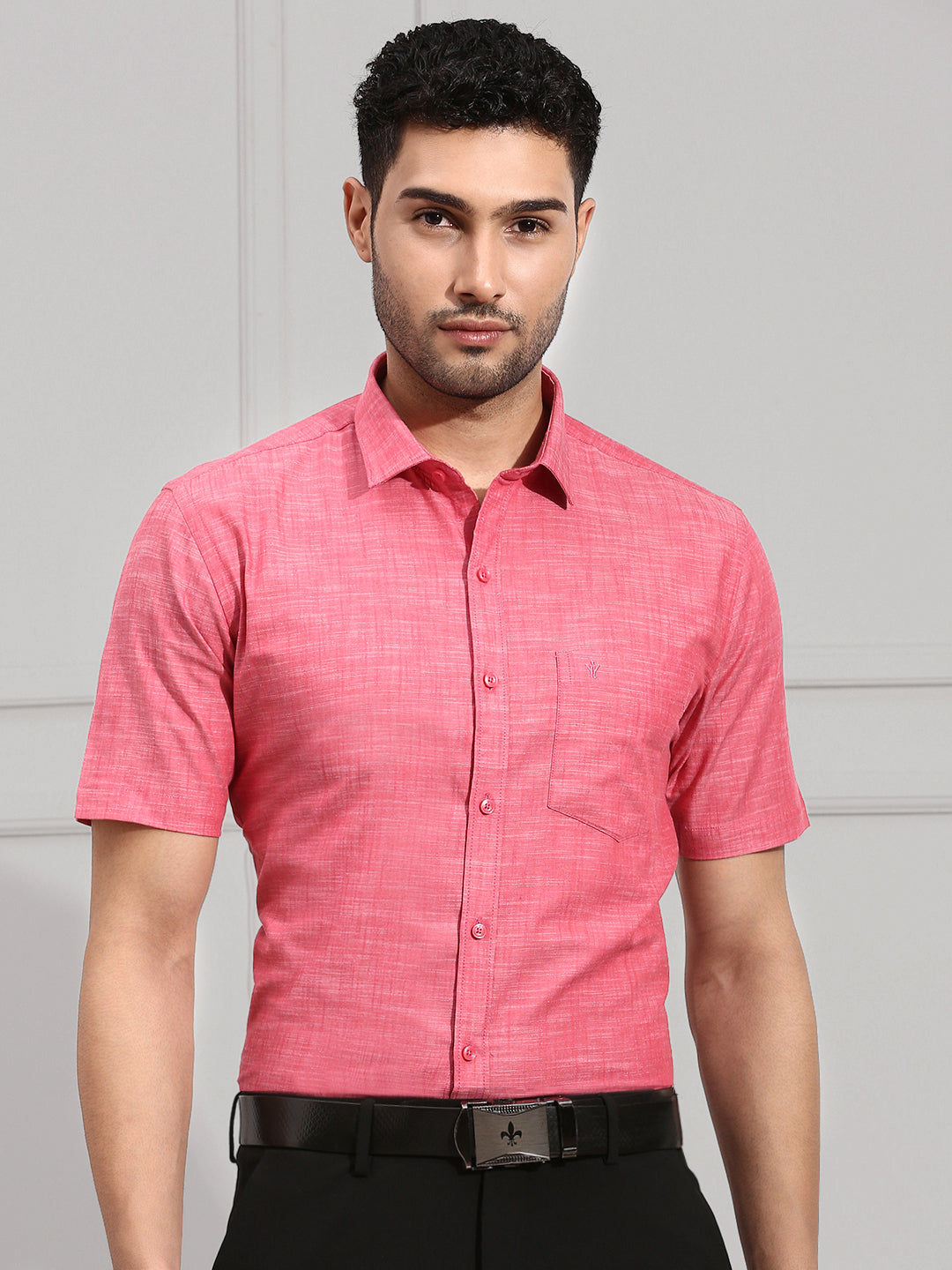 Men 100% Cotton Pink Shirt CL2 GT1