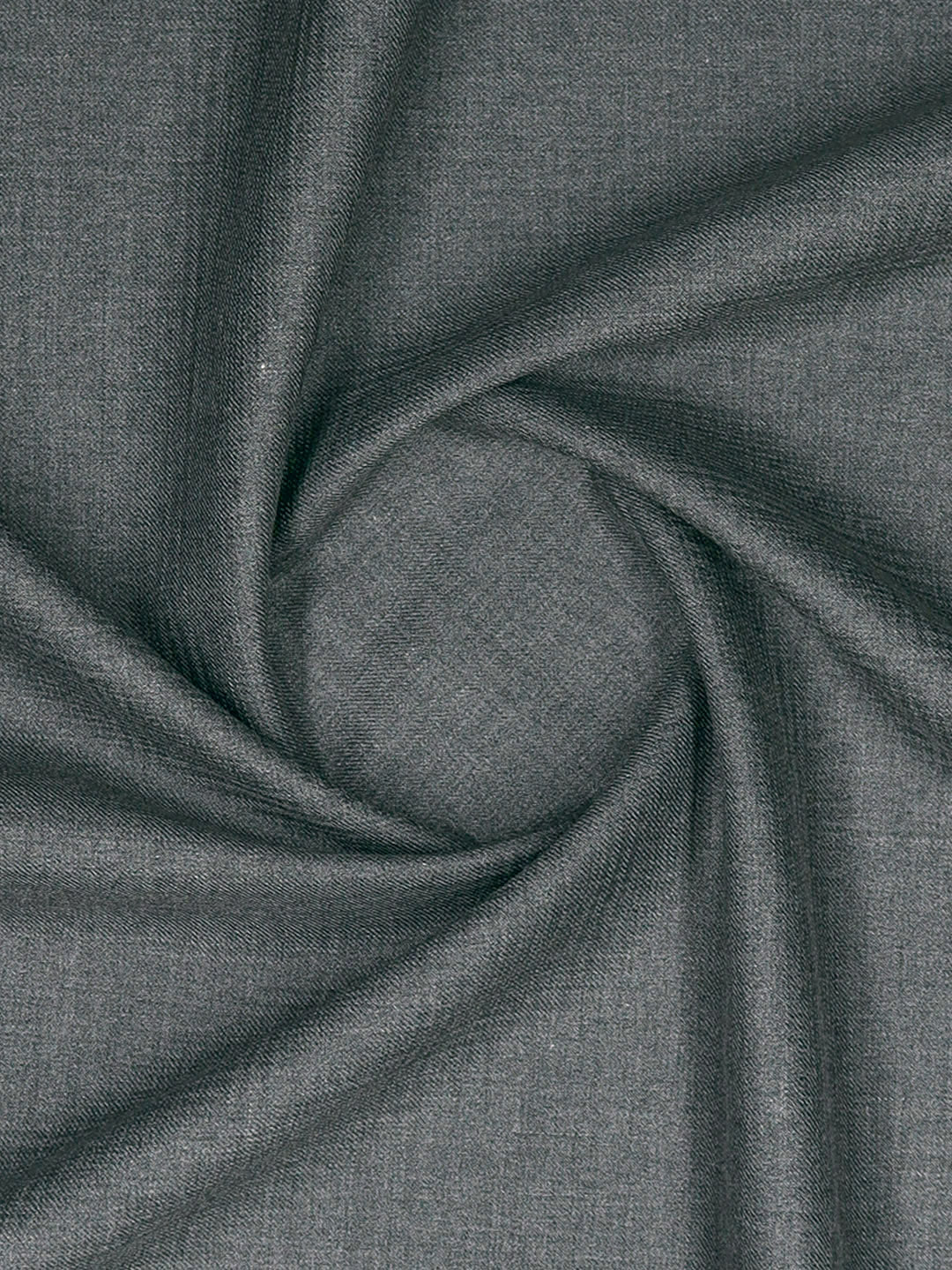 Men Grey Plain Suiting Fabric Mesmerize Stretch