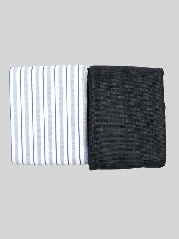Cotton Stripe Shirting & Suiting Gift Box Combo GL104