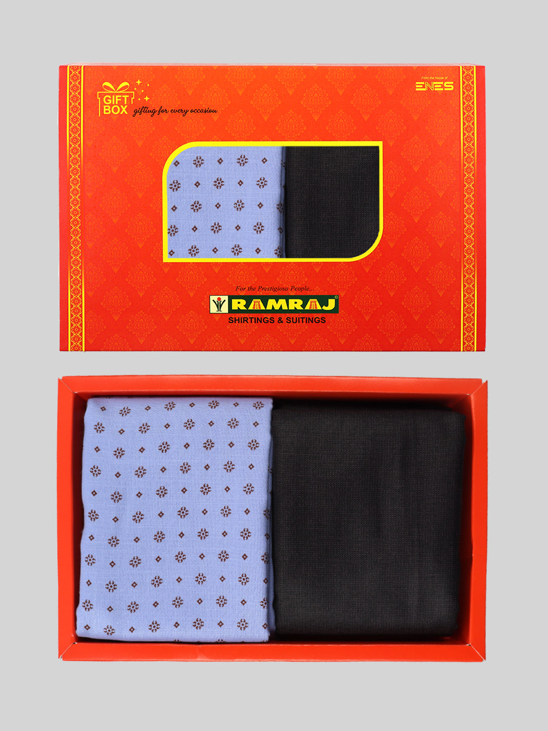 Cotton Printed Shirting & Suiting Gift Box Combo GL100-Ad vert