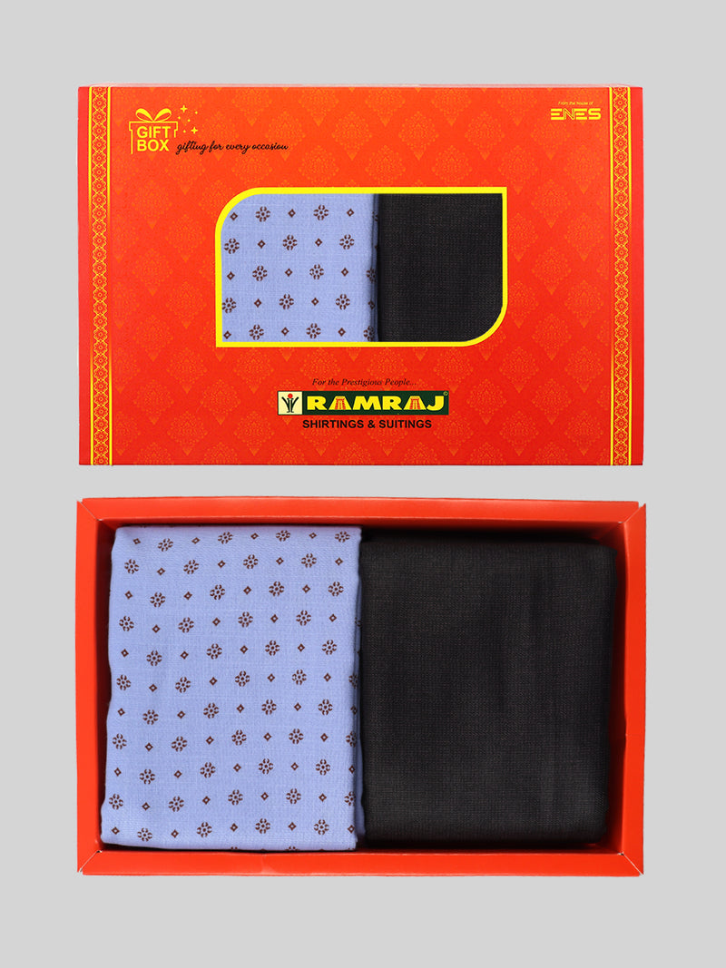 Cotton Printed Shirting & Suiting Gift Box Combo GL100