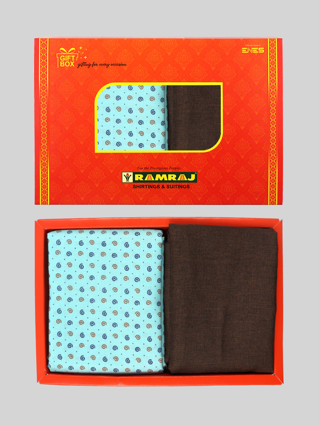 Cotton Printed Shirting & Suiting Gift Box Combo GL98-Ad vert