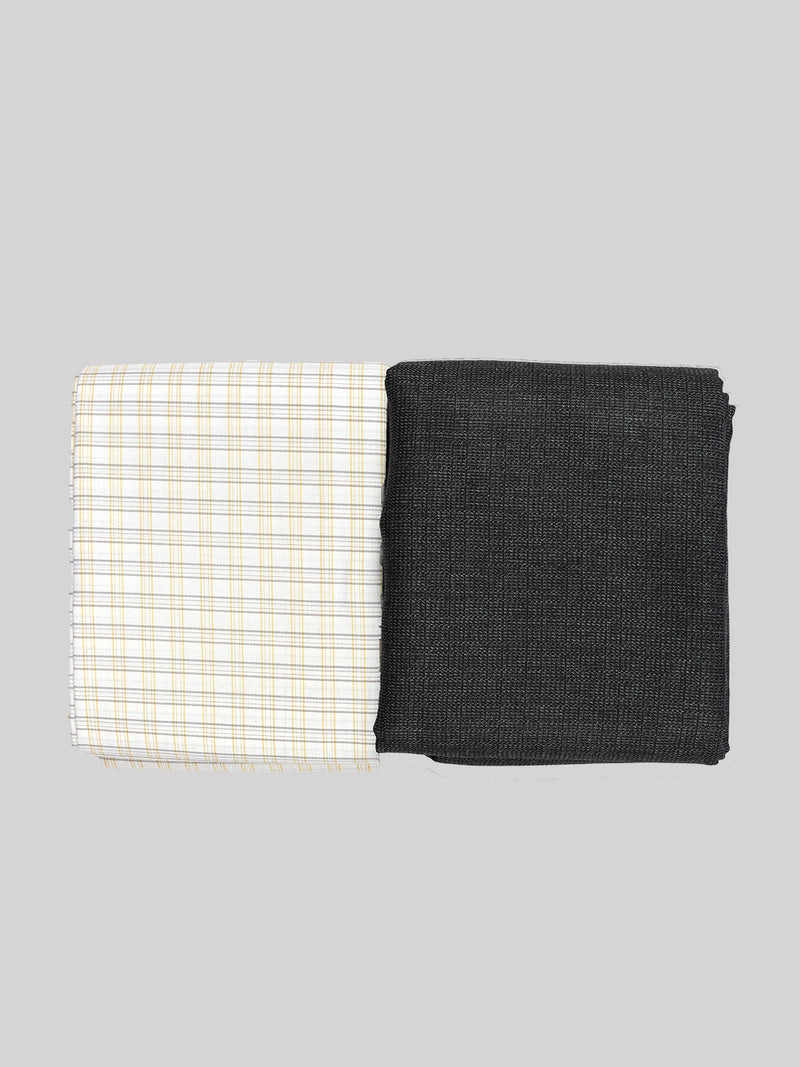 Cotton Checked Shirting & Suiting Gift Box Combo GL96