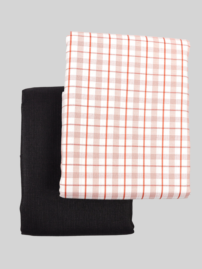 Cotton Checked Shirting & Suiting Gift Box Combo GL92