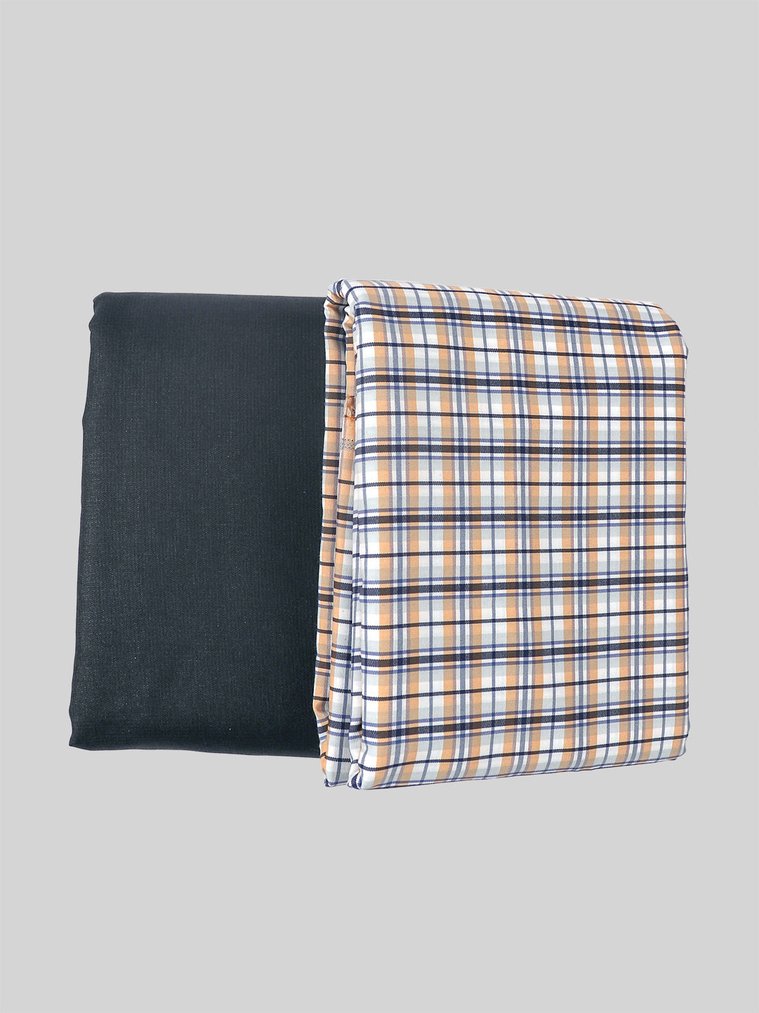 Mens Cotton Checked Shirting & Suiting Gift Box GL127