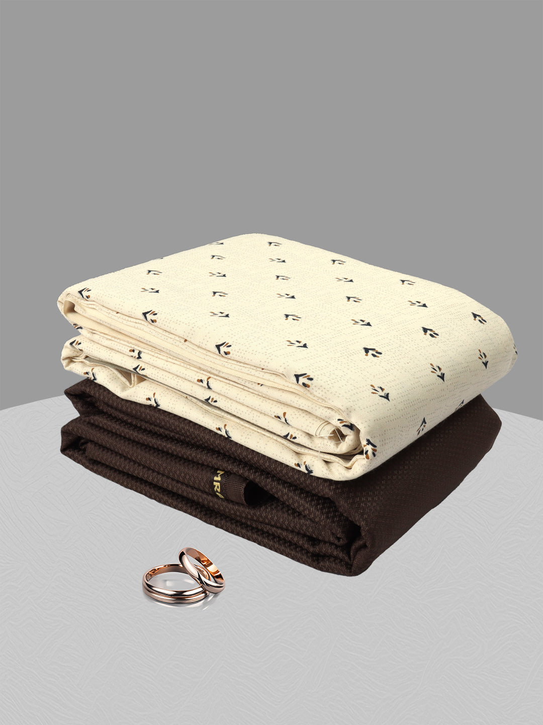 Men Cotton Blend Printed Shirting & Suiting Gift Box GL147