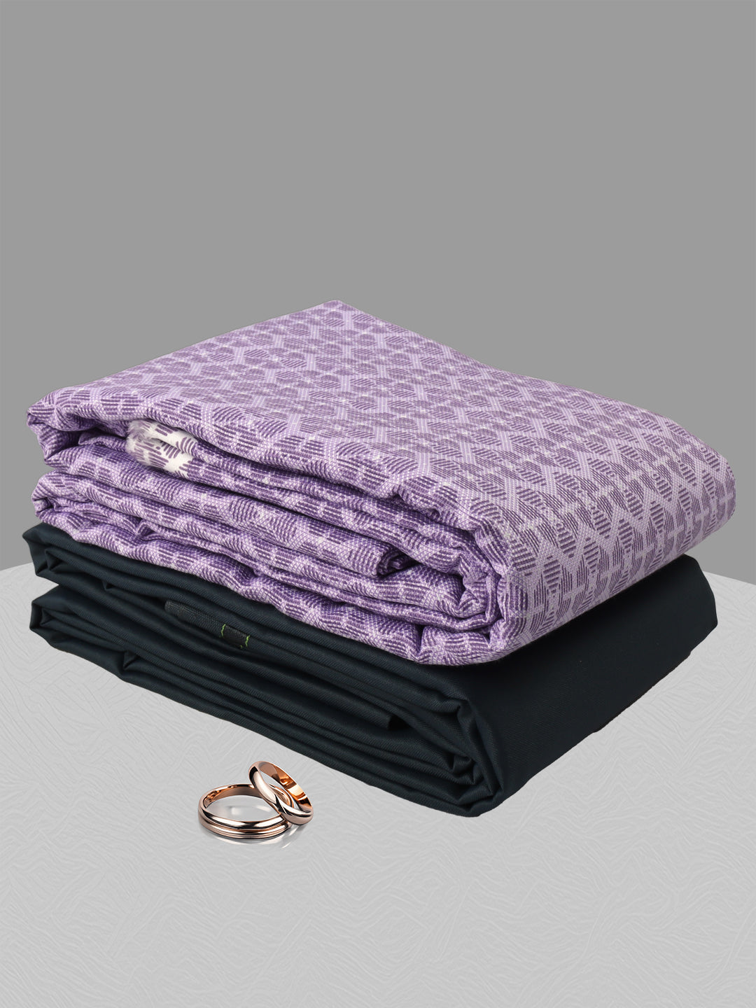 Men Cotton Blend Printed Shirting & Suiting Gift Box GL154