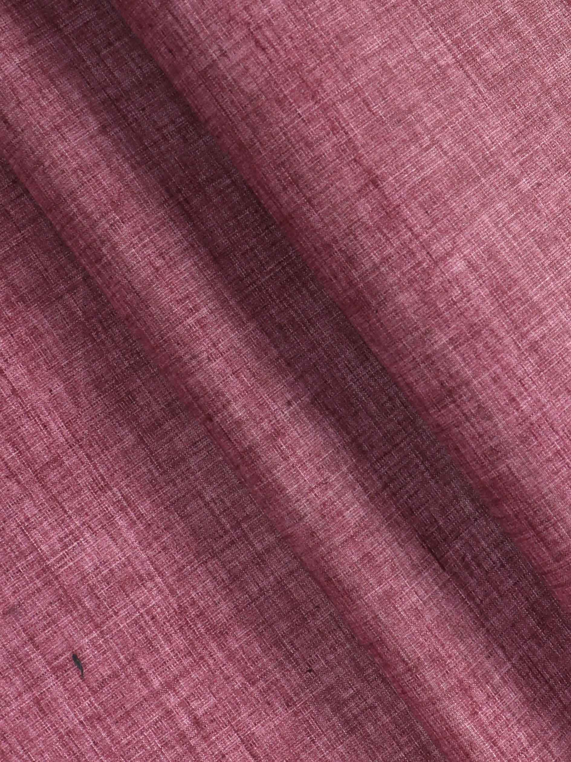 Cotton Blended Colour Plain Shirt Fabric Purple Galaxy Art