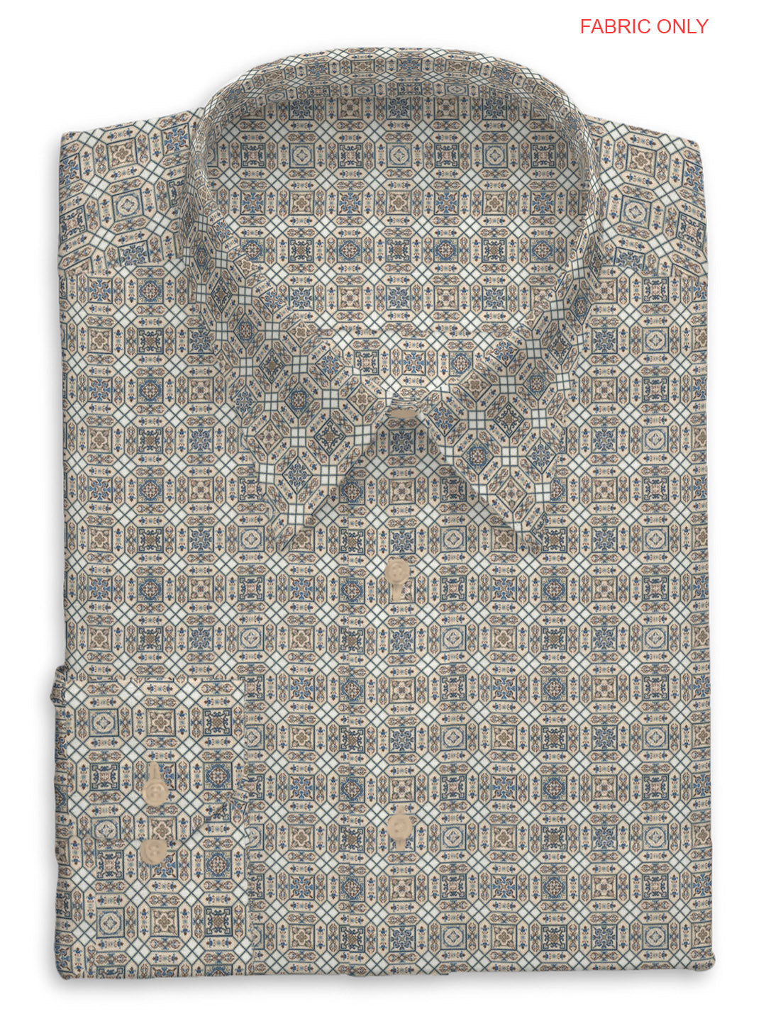 Cotton Printed Multi Colour Shirt Fabric - OSLO