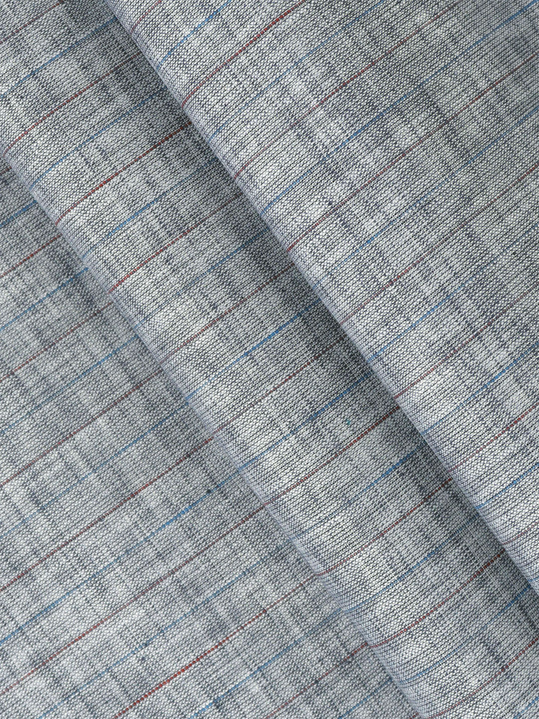 Men Cotton Rich Striped Shirt fabric Blue Galaxy Art