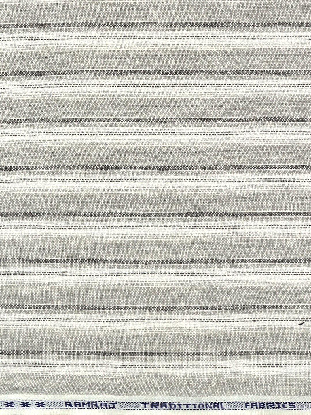 Men Cotton Rich Striped Shirt Fabric Grey High Style