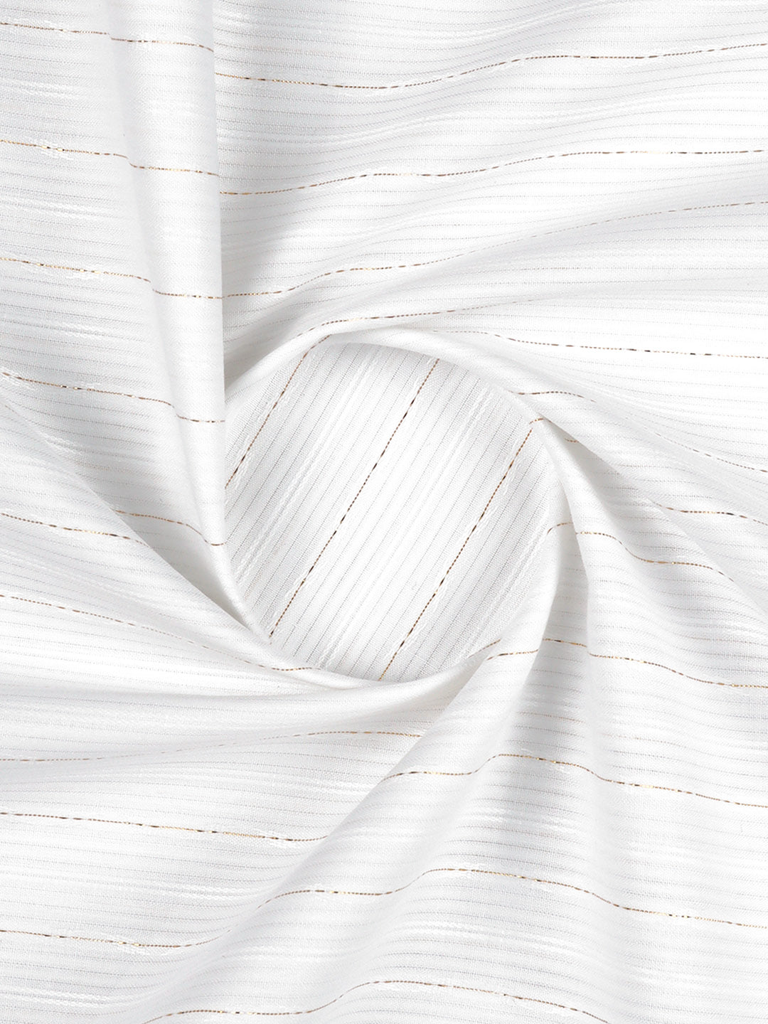 Men Cotton Stripes White Shirt Fabric Rich Star C04