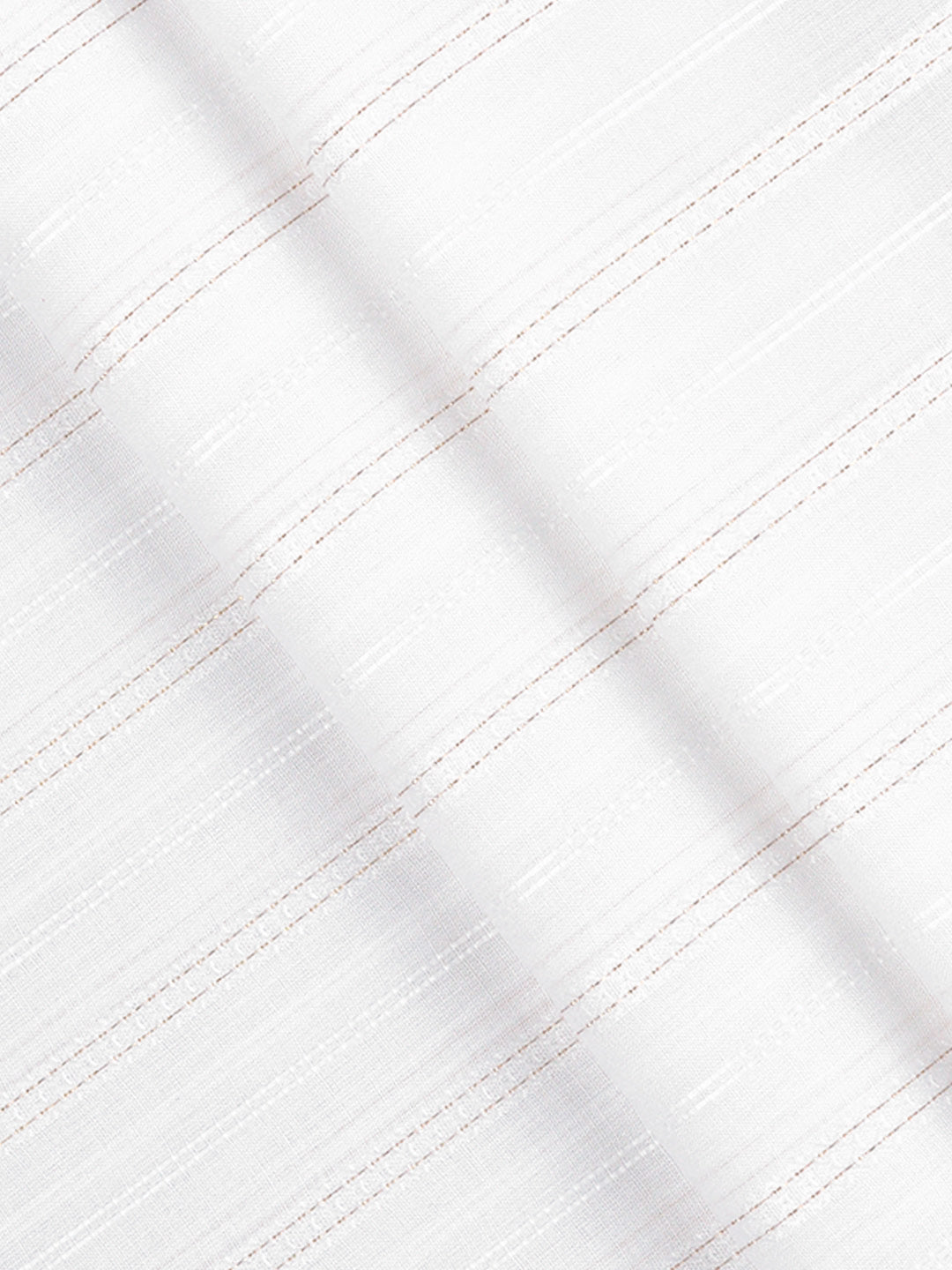 Men Cotton Stripes White Shirt Fabric Rich Star C06